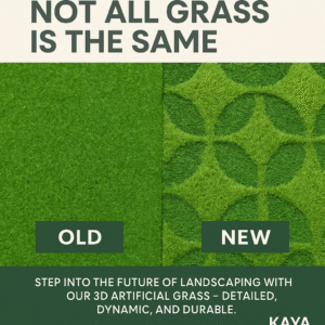Exclusive 3D Pattern Artificial Grass Carpet | Kaya Interiors & Sports”